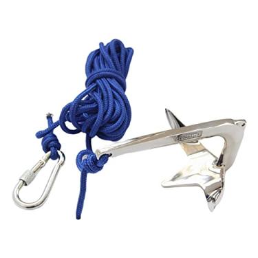 Imagem de Kokiya Bruce Style Boat Anchor versátil acessórios náuticos polidos para canoas de iate caiaque, sem ferrugem, forte e durável