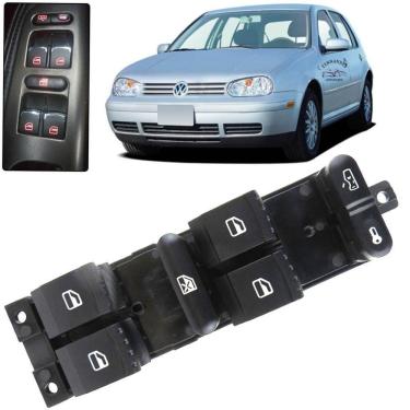 Imagem de Botao Vidro Eletrico Dianteiro Motorista Golf 2001 2002 2003