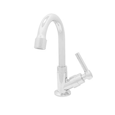 Imagem de Torneira Lavatório Para Banheiro 1/4 De volta ABS Cromado