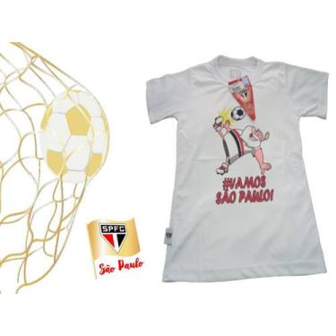 Imagem de Camiseta Torcida São Paulo Infantil Masculino Menino - Revedor