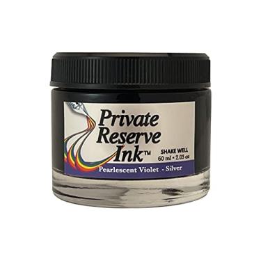 Imagem de Tinta reserva privada perolada – frasco de tinta de 60 ml para caneta-tinteiro (violeta/prata) (PR17050)
