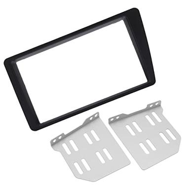 Imagem de Kit de Painel de Instalação Duplo Din, Kit de Painel de Rádio Duplo Din Painel de Rádio, Modificação Interior e Exterior do Carro, Substituição de Guarnição de Quadro de Painel Estéreo de Rádio 2din