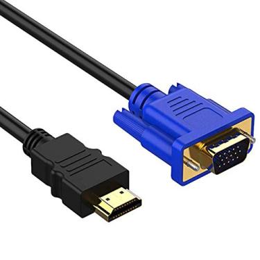 Imagem de FAMKIT Cabo conversor HDMI para VGA 1080p macho para VGA macho