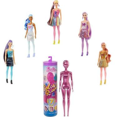 Imagem de Barbie Fashionista Color Reveal Glitter Mattel