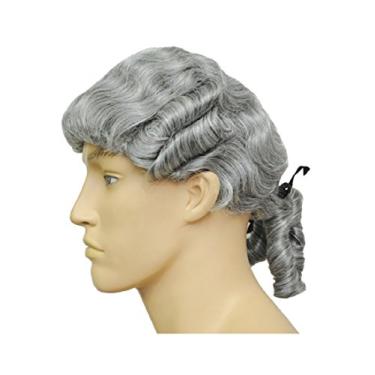 Imagem de Morris Costumes Peruca masculina colonial adulto preta