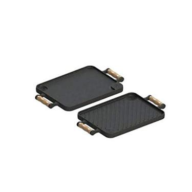 Imagem de Bifeteira Chapa Dupla Face Em Ferro Fundido 23x28 Cm