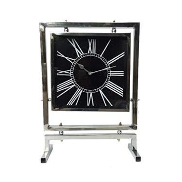 Imagem de Relógio Quadrado Com Pés Sarquis Samara Preto