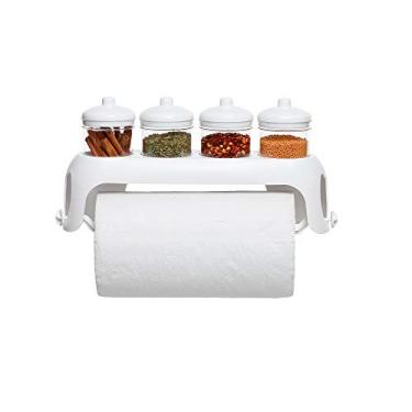 Imagem de Porta Papel Toalha E Condimentos Branco