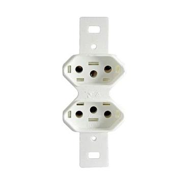 Imagem de Tomada Dupla 2P+T 10A Stylus S/Pl(20120/0)