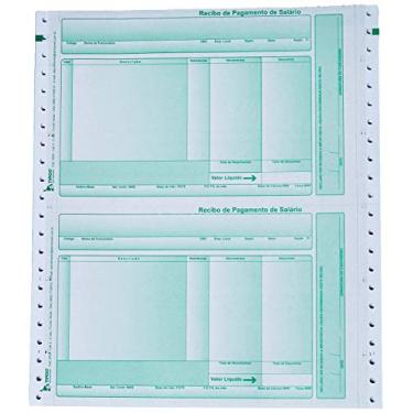 Imagem de Formulário Continuo Impresso Recibo Pagamento, Tamoio 5044, Verde, Pacote de 250