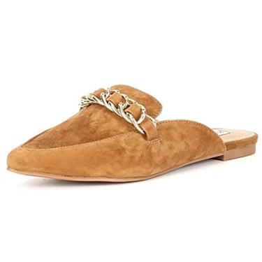 Imagem de Steve Madden Faine Flat Mule Cognac Suede 6 M