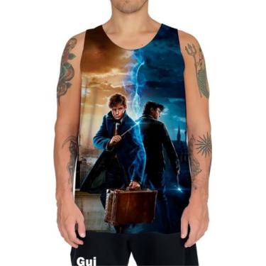 Imagem de Camiseta Regata Personalizada Newt Scamander Harry Potter - Estilo Viz