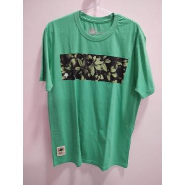 Imagem de Camiseta Amazônia Floral - Verde Tamanho G Vibee Modas