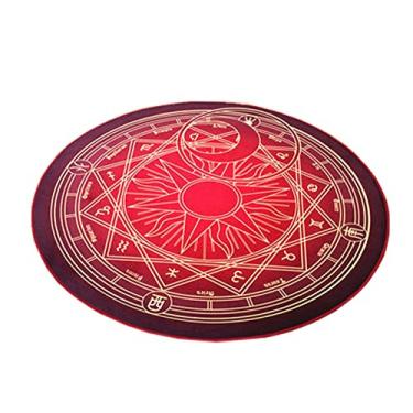 Imagem de FANCY PUMPKIN Tapete redondo The Magic Circle para sala de jogos/vestiário, E-05