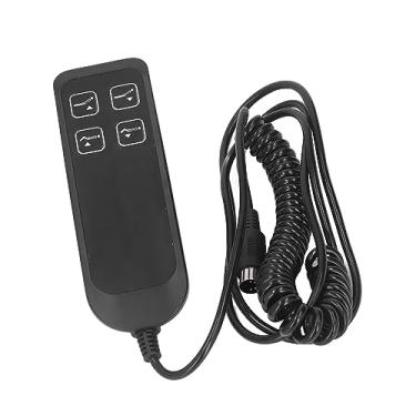Imagem de Jeanoko Controle elétrico reclinável, interruptor elétrico de sofá com 4 botões e 5 pinos ABS para casa