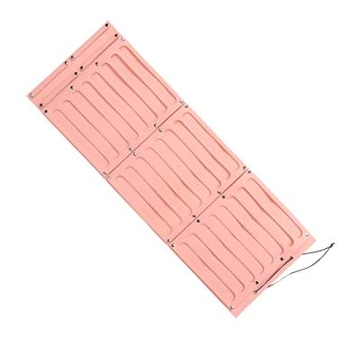 Imagem de DAUERHAFT Organizador de arcos de cabelo, fácil de dobrar, fácil de guardar, prevenção de deformação, grande capacidade, amplamente utilizado, grampos de cabelo, cabide de armazenamento rosa para quarto (3 níveis)
