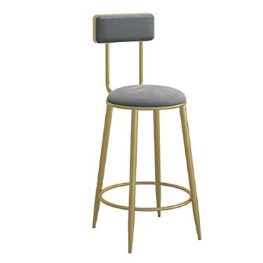 Imagem de Cadeiras de jantar banquetas de bar modernas para casa banquetas de bar balcão de cozin...