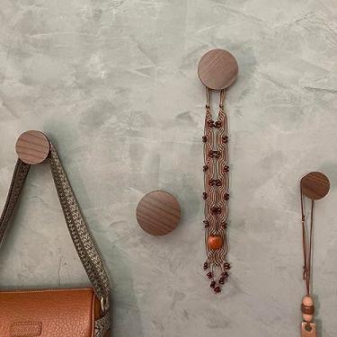 Imagem de 4 Ganchos De Parede Pendurador Bola Mdf Laminado 4 Tamanhos