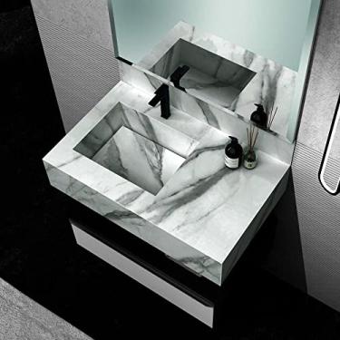 Imagem de Bancada em Porcelanato 80cm com Cuba Esculpida Max Lavatórios