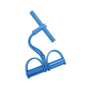 Imagem de Elastico Extensor Tonificação abdominal Pilates Academia em Casa exercicio Puxe Corda Fit Intensidade