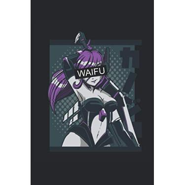 Imagem de Fille anime sexy Waifu Anime Girl: Journal de cahier d'anime pour adolescents et enfants ou adultes. 6x9 avec papier blanc Kremig et 120 pages