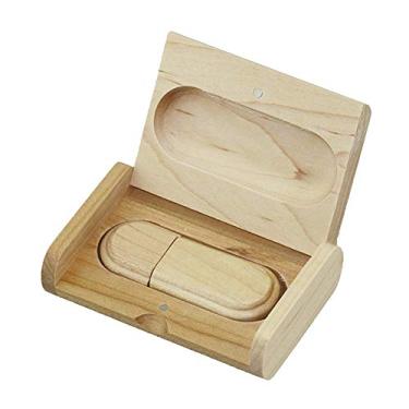 Imagem de Caixa de madeira de 16 GB modelo 3.0 USB Flash Drive Pen Drive Armazenamento de Dados Pen Drive Pen Drive Pen Drive USB Drive USB 3.0 Pen Drive U Disco Flash Memory Flash Disk - Maple