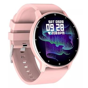 Imagem de ZL02D LIGE 2022 Relógio Inteligente de 1,28 Polegadas HD Masculino Feminino Zodvboz Desportivo esporte fitness,Rastreador de Atividades com Monitor de Frequência Cardíaca,Tela Sensível