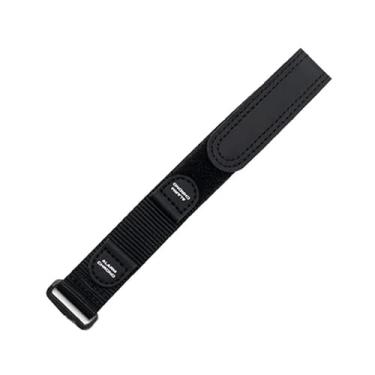 Imagem de AMSOH Os acessórios de cinto de relógio de nylon à prova d'água esportivos são adequados para luminox Seiko Brand Series Belt 18mm 20mm (cor: preto, tamanho: 18mm)