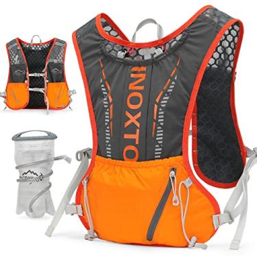Imagem de INOXTO Mochila de colete de hidratação, colete leve para corrida aquática com bolsa de bexiga de água de 1,5 L, mochila para caminhada, trilha, corrida, ciclismo, corrida, maratona para mulheres e