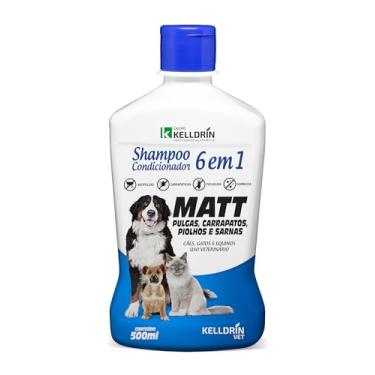 Imagem de Shampoo Antipulgas kelldrin Carrapatos Piolho Sarna Matt