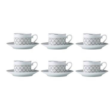 Imagem de Jogo de xícaras chá em porcelana Noritake Eternal Palace 6 peças