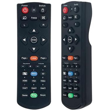 Imagem de Novo controle remoto de substituição adequado para projetor Optoma EH415E EH415E-M EH415ST W412 W415E