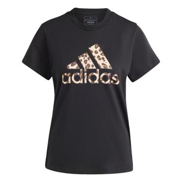 Imagem de Camiseta Estampada Animal Print Adidas-Feminino