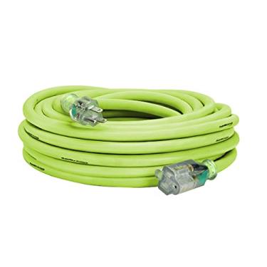 Imagem de Flexzilla Cabo de extensão Pro, 10/3 AWG SJTW, 15 metros, plugue iluminado, interno/externo, ZillaGreen - FZ512930