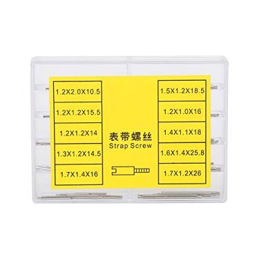 Imagem de Parafuso De Pulseira De Relógio Sluffs, Acessórios De Relógio Parafuso De Relógio De Pulseira Parafuso De Reparo De Relógio, Metal 10 Tamanhos Conjunto De Parafuso De Pulseira(50Pcs)