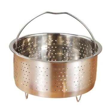 Imagem de Baoblaze Cesta de vapor de aço inoxidável cesta de vapor de vegetais multifuncional filtro inserção de vapor para pão bolinho de frutos do mar, 16.5x9.5cm