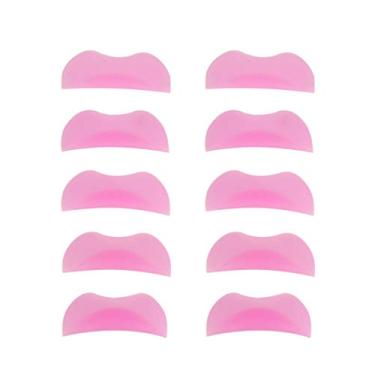 Imagem de 5 Pares de Almofadas de Silicone Homese 5 Diferentes Tamanhos Cílios Perming Curler Shield Pad Silicone Extensão de Cílios Perm Pad Silicone