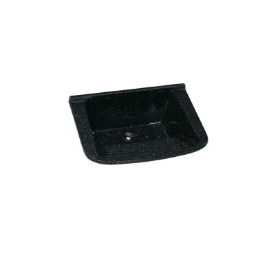 Imagem de Tanque de Lavar Roupa em Mármore Sintético Granitado 55x41cm Preto