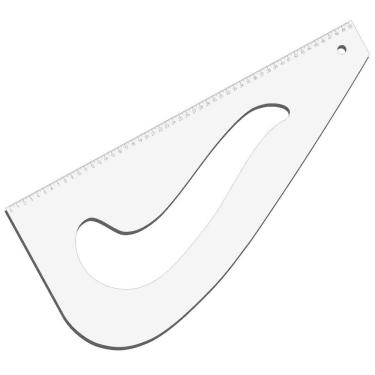 Imagem de Curva Corte Costura Modelagem C11Sn 1031 Regua Acrílic Fenix