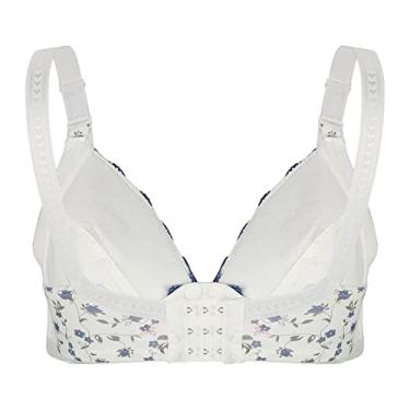 Imagem de Sutiã de Enfermagem, pré Abertura Algodão Amamentação Maternidade sutiã de Enfermagem Sutiãs de Sono para Período Preservado e Mulheres Grávidas (38/85)