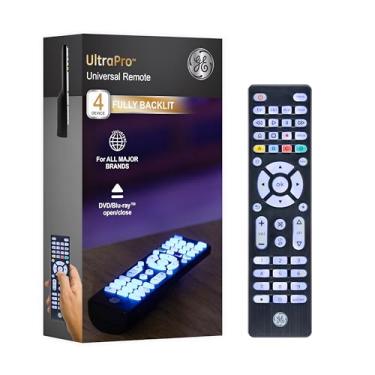 Imagem de GE Botões retroiluminados azuis, controle remoto universal, substituição de controle remoto Samsung TV, controle remoto Samsung para Smart TV, substituição remota Roku, Vizio, LG TV, Sony, 4