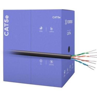 Imagem de Cabo de Rede CAT5e 305m Fortrek FK500C CMX Preto - CX / 305 F002
