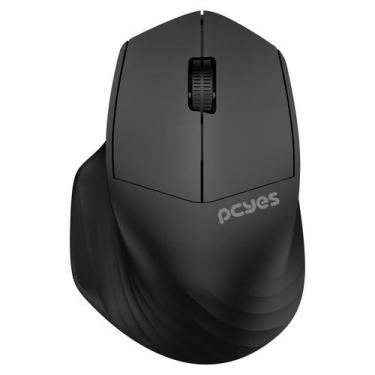 Imagem de Mouse Sem Fio Dash Lite Black 1600Dpi Silent Click Pmdv2Bk - Pcyes