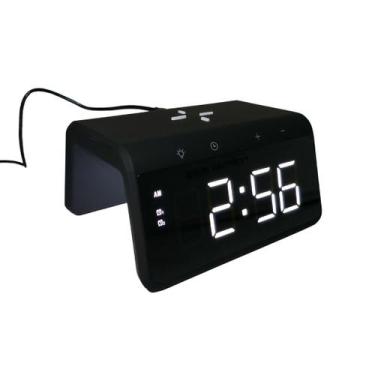 Imagem de Relógio com Carregamento Qi por Indução para IOS e Android Fast Charge