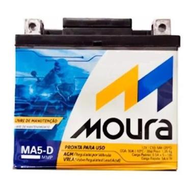 Imagem de Bateria Moto Moura 5 Ah Start Fan Titan 125 150 160, MA5-D
