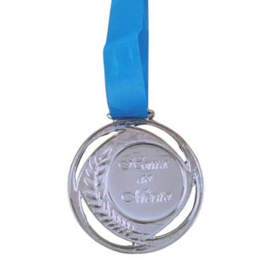 Imagem de Medalha de Ouro Prata ou Bronze Honra ao Merito C/Fita 70mm - Crespar,