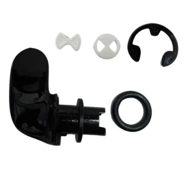 Imagem de Reparo Manipulo Torneira Zagonel Luna Black 127V/220V, PRETO