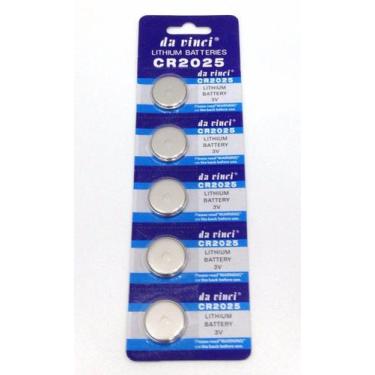 Imagem de Bateria Cr2025 3v Cartela C/ 5 Pçs - HUANQIU