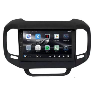 Imagem de Central Multimídia Fiat Toro 2015 2016 2017 2018 2019 Adak G2 Preto Fosco Tela de 9" QLED 2GB de RAM 64GB Android Auto e Carplay + Câmera de ré