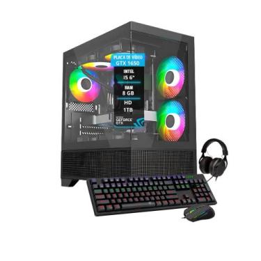 Imagem de Pc Gamer I5 6º Placa GTX 1650 8GB Memoria HD 1TB SSD 240GB - AMORIM TE